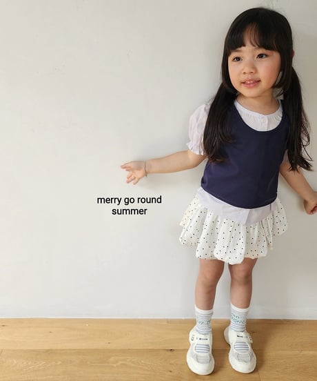 39[予約]merry go round dot skirt pants