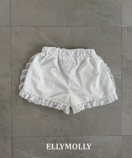 47[予約]ELLYMOLLY mesh frill shorts