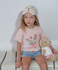 3[予約]momoann peach waffle tee