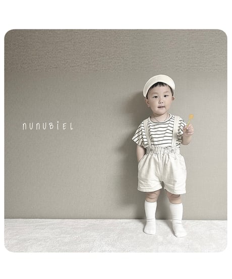 37[予約]nunubiel cool suspender pants