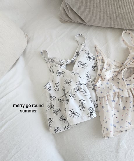 16[予約]merry go round ribbon bustier