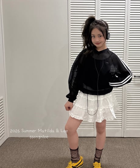 53[予約]matilda&lee two line mesh tee
