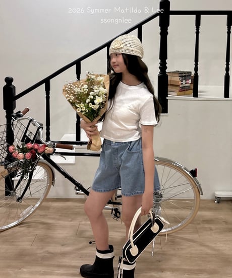 9[予約]matilda&lee eyelet pincoat tee