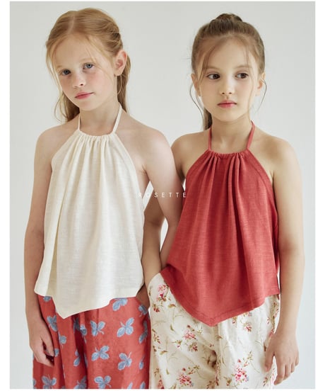 7[予約]ROSETTE summer halter t