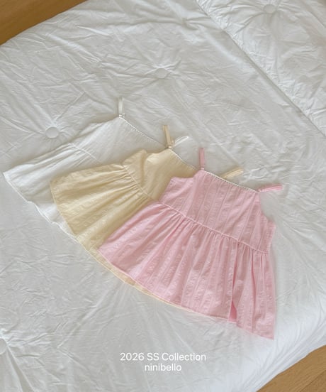 33[予約]ninibello milk tank top blouse
