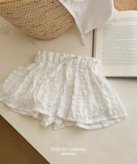 58[予約]ninibello chiffon souffle pants