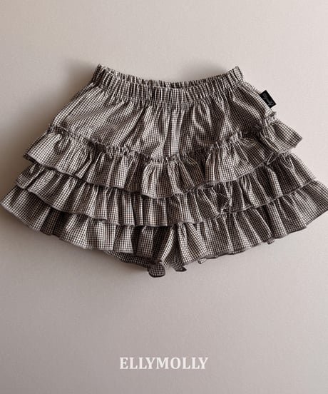 240[予約]ELLYMOLLY lulu check cancan pt