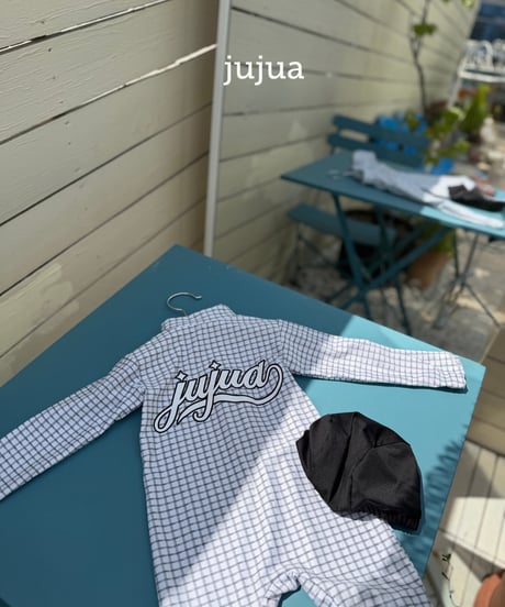 22[予約]jujua curd rash guard(hat set)