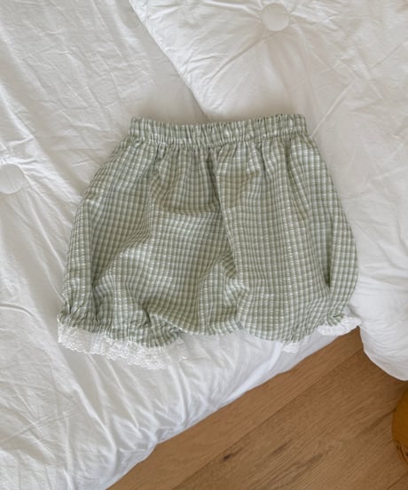 [即納]ninibello bonbon lace blomers(Green)
