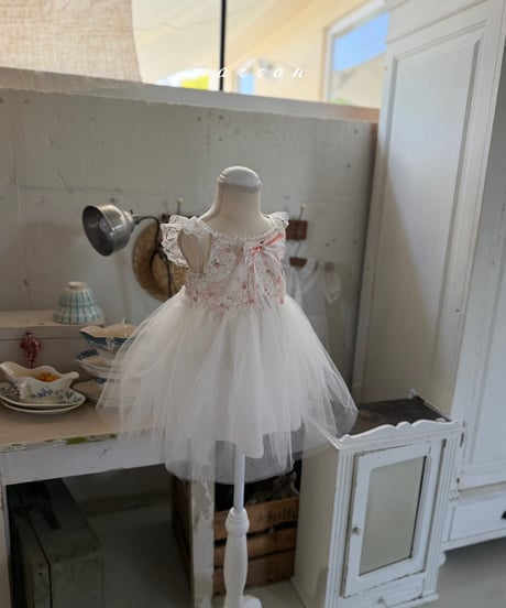 66[予約]marron muel dress(XS-L)
