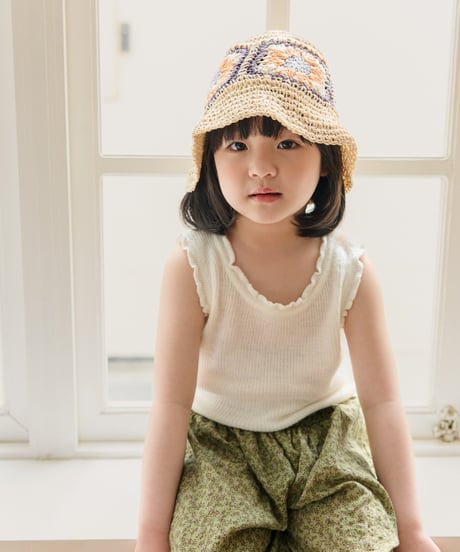 3[予約]mon Atelier sabet frill camisole