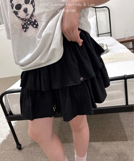 54[予約]matilda&lee day ruffle skirt