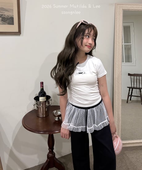 14[予約]matilda&lee kind ribbon tee