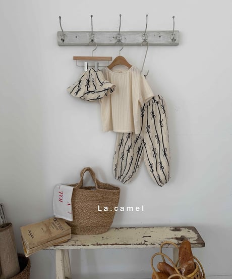 3[予約]La.camel mild blouse