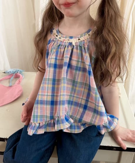 66[予約]aiai lalla check top