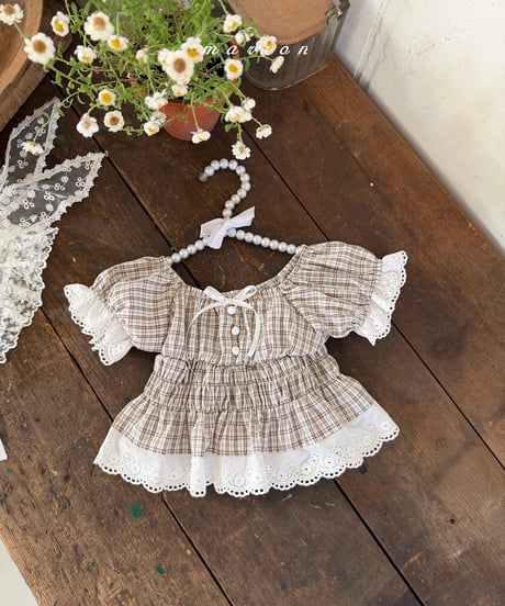 13[予約]marron ibis blouse(XS-L)
