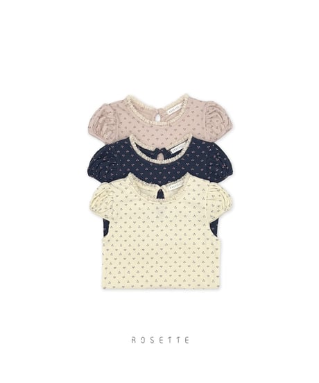 4[予約]ROSETTE tulip puff t-shirt(JS有)