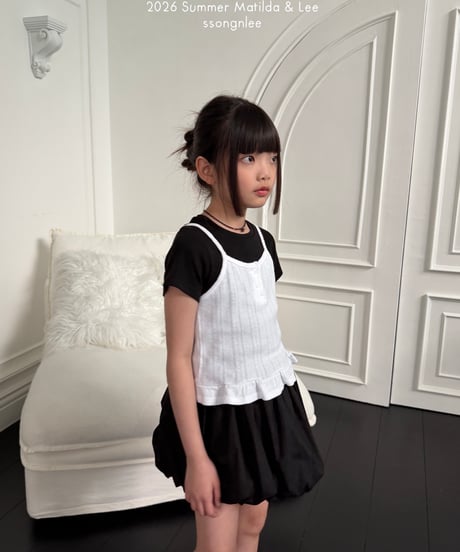 4[予約]matilda&lee frill camisole