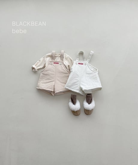 21[予約]blackbean leaf bebe overall set(baby)