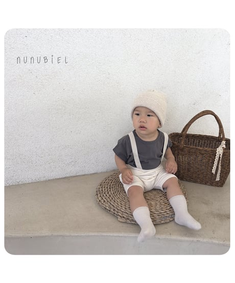 2[予約]nunubiel bebe waffle leggings