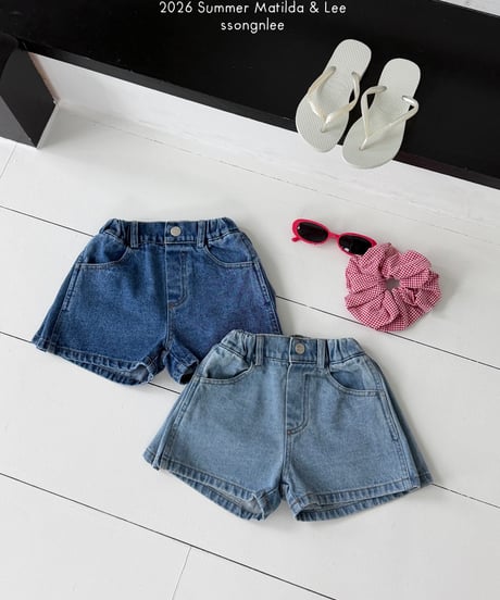 67[予約]matilda&lee wrinkle denim pants