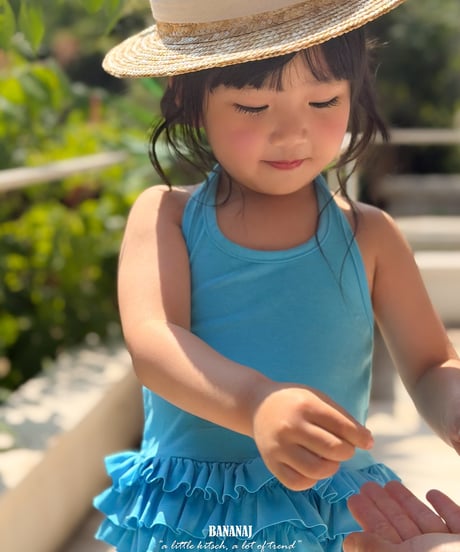 52[予約]BANANAJ tina tiered halter top