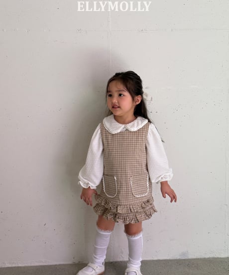265[予約]ELLYMOLLY little pocket frill ops