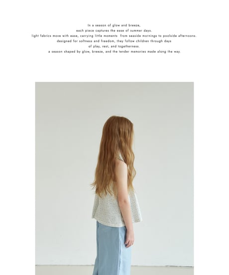 2[予約]ROSETTE arbel sleeveless t-shirt