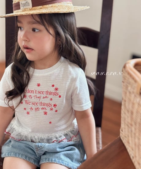 8[予約]poisson bloom puff tee