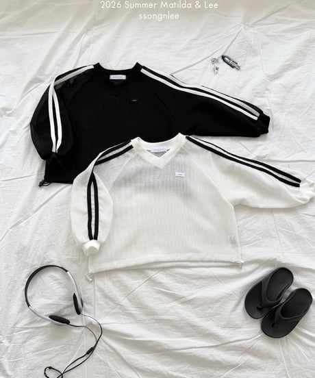 53[予約]matilda&lee two line mesh tee