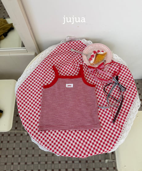 9[予約]jujua striped tank top