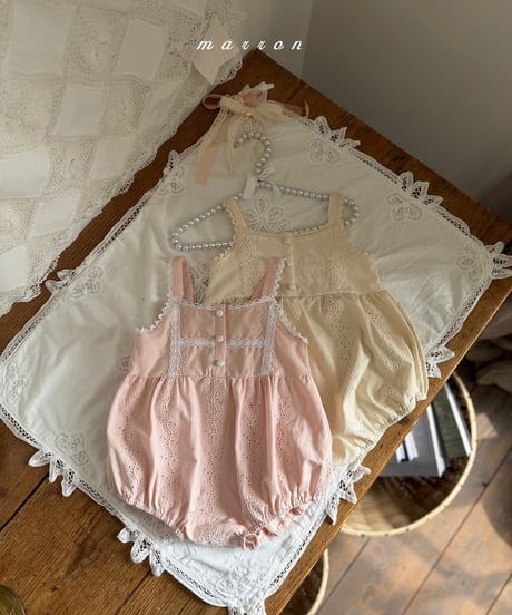 41[予約]marron garden bloom suit(6-18m)
