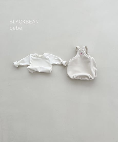 13[予約]blackbean woody suspender bebe set(baby)