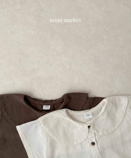 21[予約]mimi market linen sailor blouse
