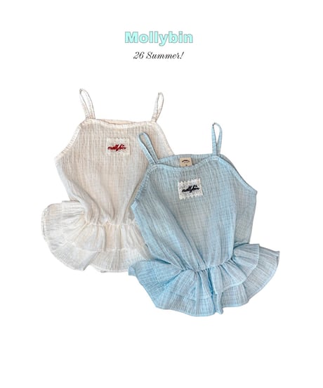 1[予約]Mollybin sally shirring top