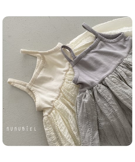 39[予約]nunubiel rose dress