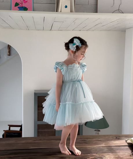 1[予約]aiai blue fairy tutu dress