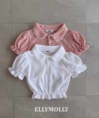 10[予約]ELLYMOLLY atelier puff collar tee