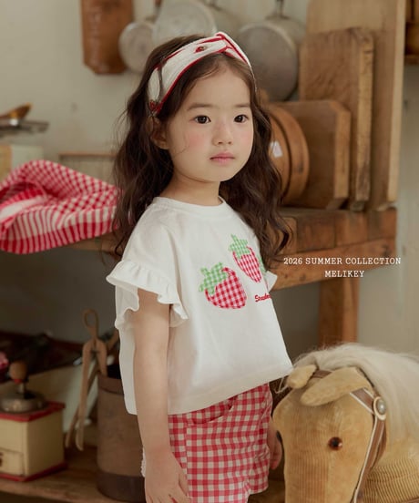 3[予約]melikey strawberry patch t