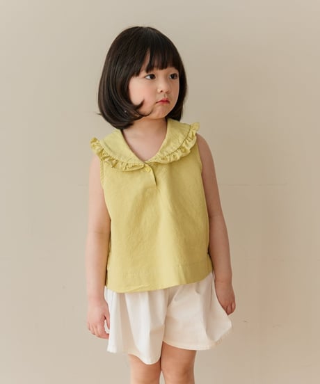 6[予約]mon Atelier romi frill collar blouse