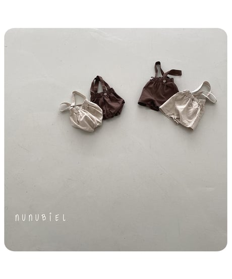 37[予約]nunubiel cool suspender pants