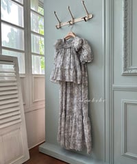 109[予約]monbebe chambray flower ops(adult)