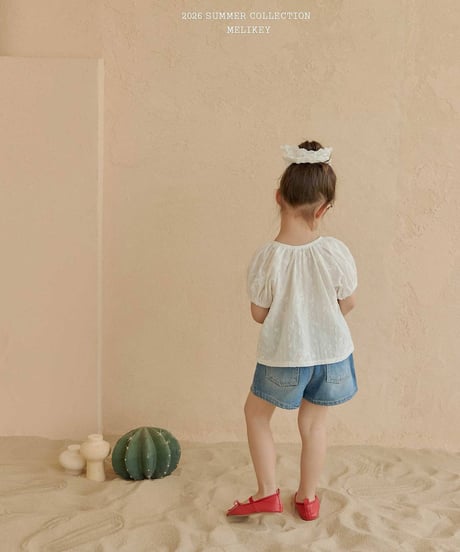 70[予約]melikey mindul shirring blouse