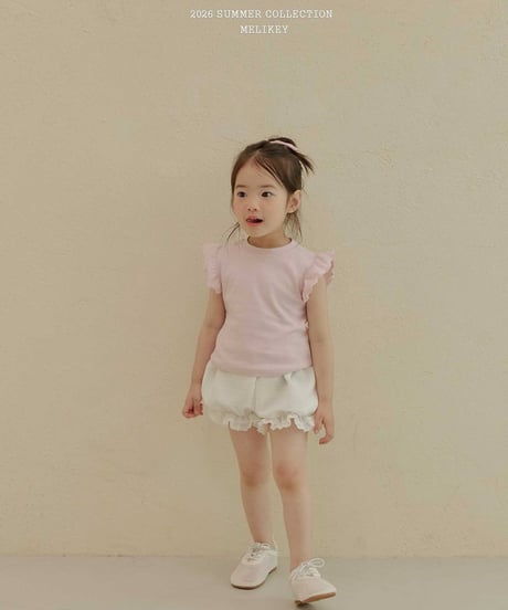 59[予約]melikey macaron frill t-shirt
