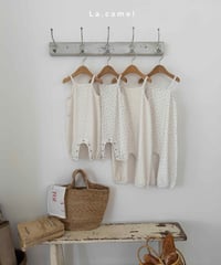 1[予約]La.camel lilly overall