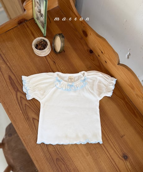 6[予約]marron mimi t-shirt(XS-L)
