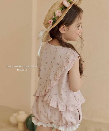 61[予約]melikey dindin frill sleveless t-shirt