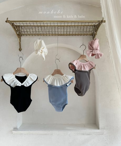 70[予約]monbebe 26multi bomb frill swimsuit
