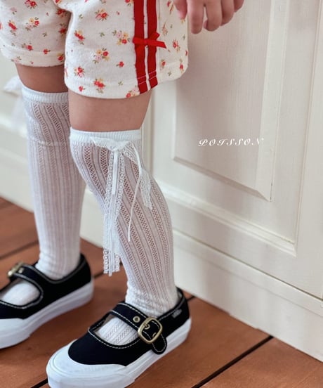 27[予約]poisson blanc lace socks