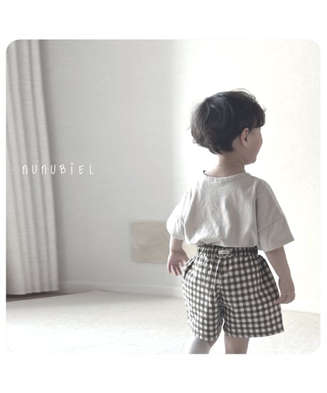 70[予約]nunubiel checkerboard pants